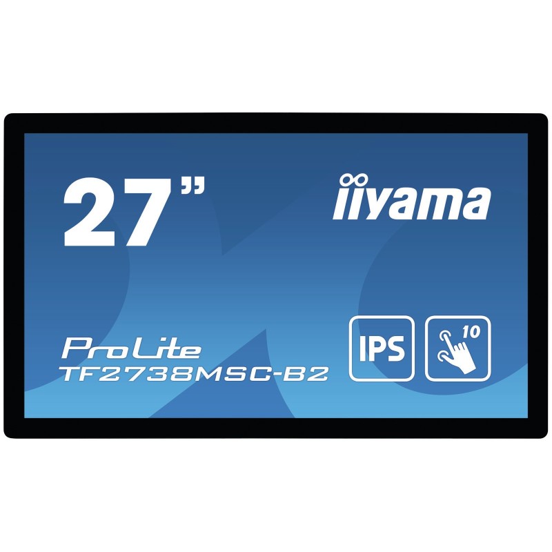 iiyama ProLite TF2738MSC-B2 computer monitor 27" 1920 x 1080 pixels Full HD LED Touchscreen Multi-user Black